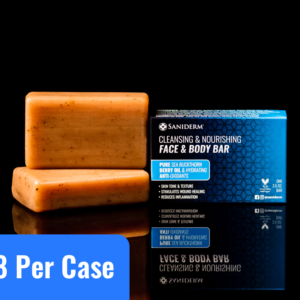 Saniderm face and body bar product image.