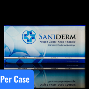 Saniderm 10 in x 14 in Tattoo Aftercare Bandage Personal Pack product image.