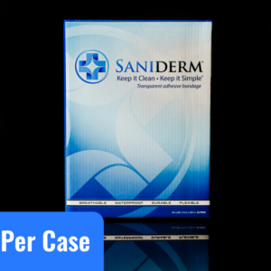 Saniderm 6 in by 8 in tattoo aftercare bandage personal pack product image.