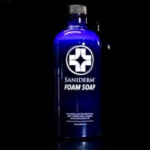 Saniderm foam soap bottle product image.