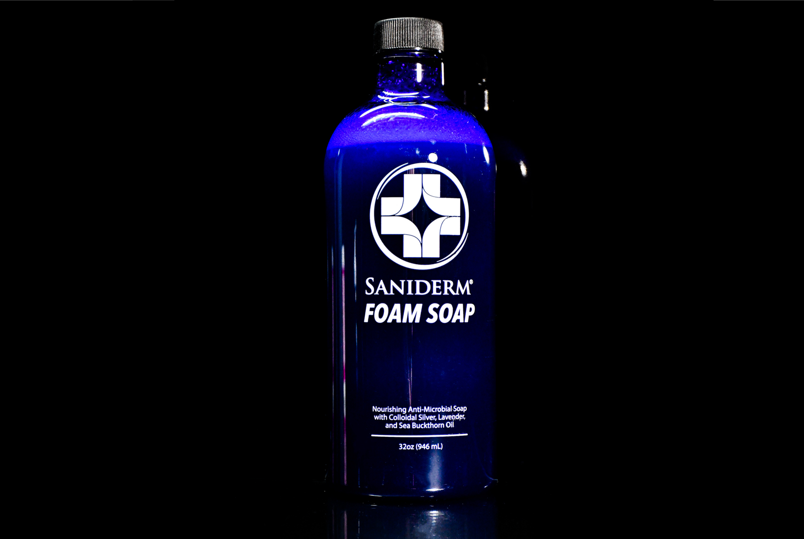 Saniderm foam soap bottle product image.